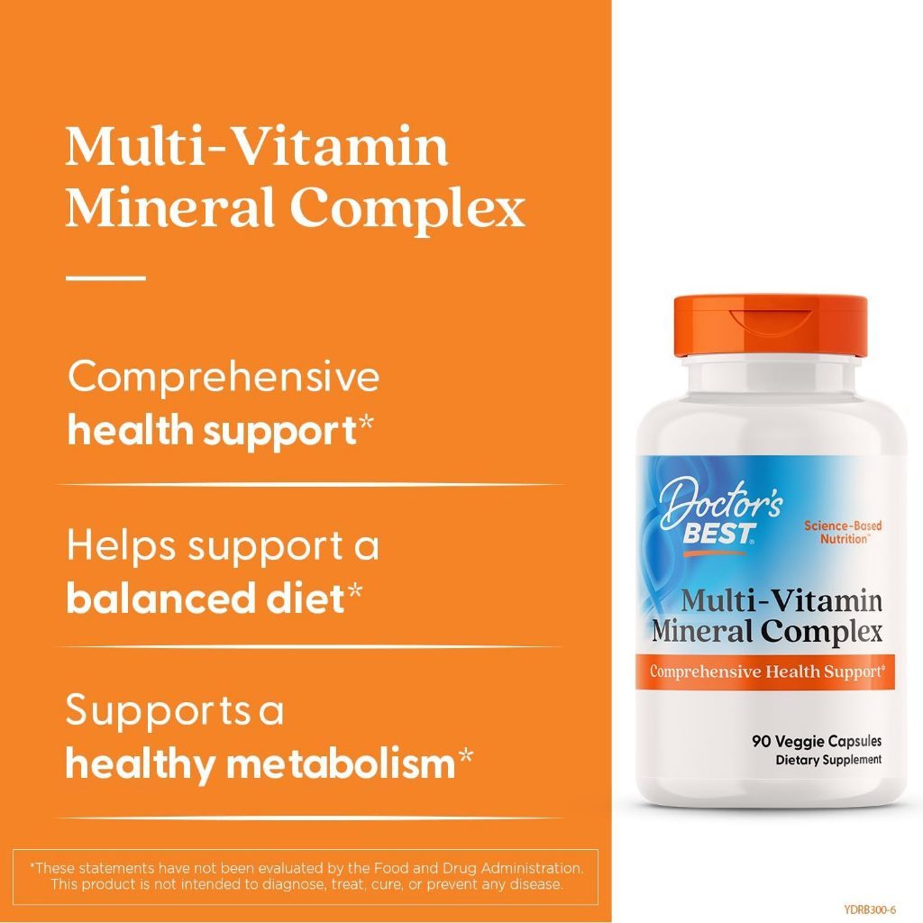 USA Supplements | Doctor's Best, Multi-Vitamin Mineral Complex ( Energy & Metabolism )
