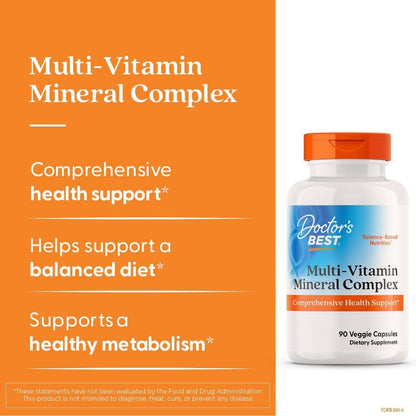USA Supplements | Doctor's Best, Multi-Vitamin Mineral Complex ( Energy & Metabolism )