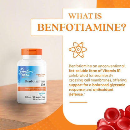 USA Supplements | Doctor's Best, Benfotiamine ( Nerve Health Support )