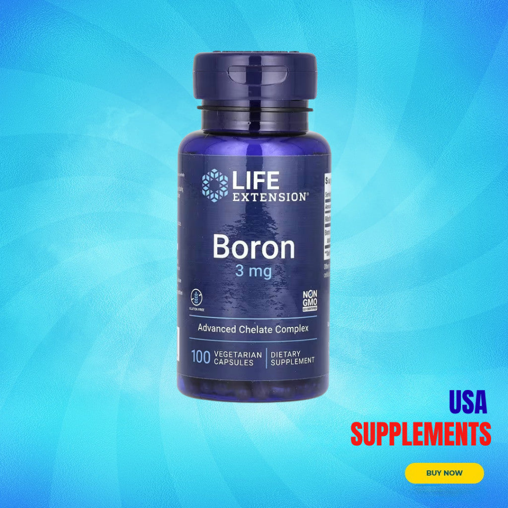 USA Supplements | Life Extension, Boron ( Supports Healthy Bone Growth )