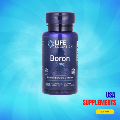 USA Supplements | Life Extension, Boron ( Supports Healthy Bone Growth )