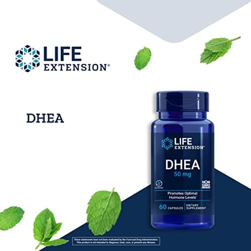 USA Supplements | Life Extension, DHEA, 50 mg, 60 Capsules ( Supports Healthy Hormone Levels )
