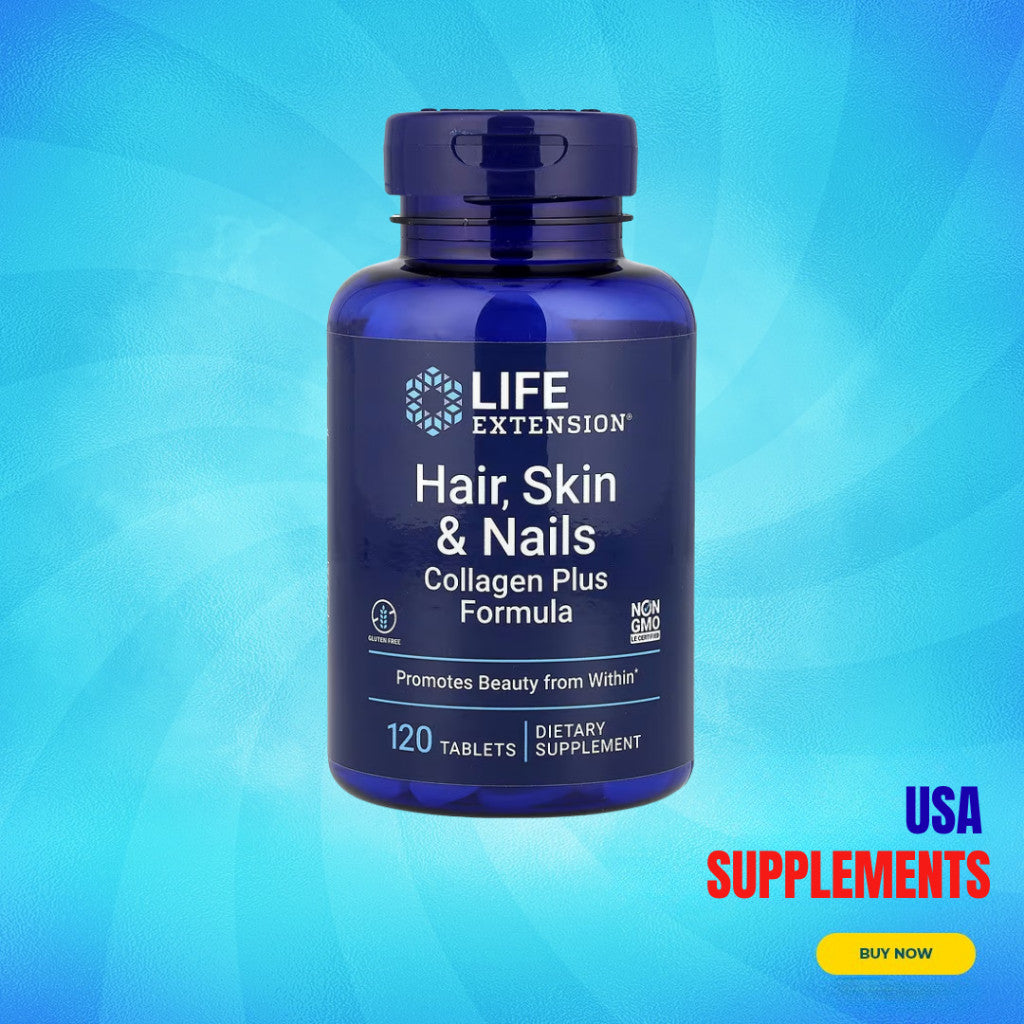 USA Supplements | Life Extension, Hair, Skin & Nails ( Hair Strength & Growth )