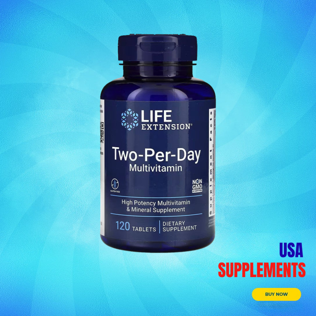 USA Supplements | Life Extension, Two-Per-Day Multivitamin, 120 Tablets ( Metabolic Support )