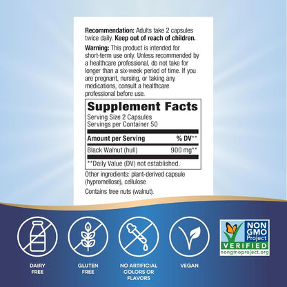 USA Supplements | Nature's Way, Black Walnut Hulls ( Digestive Health Support )