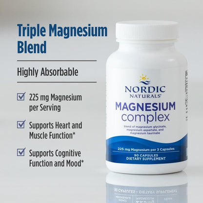 USA Supplements | Nordic Naturals, Magnesium Complex ( Muscle & Nerve Support )