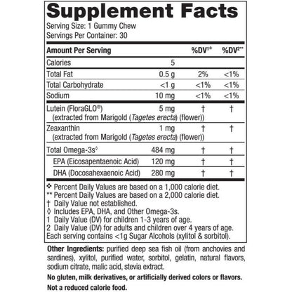 USA Supplements | Nordic Naturals, Children's Eye Health Gummies ( Supports Eye Health )