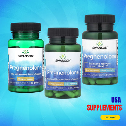 USA Supplements | Swanson, Pregnenolone ( Brain and Nervous System Support )