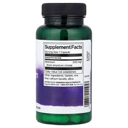 USA Supplements | Swanson, Strontium Citrate ( Bone Health )