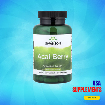 USA Supplements | Swanson, Acai Berry ( Antioxidant Support )