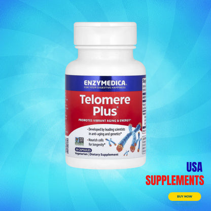 USA Supplements | Enzymedica, Telomere Plus ( Supports Cellular Health and Longevity )
