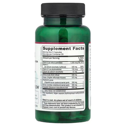 USA Supplements | Vitanica, Slow Flow Capsules ( Supports Healthy Menstrual Flow )