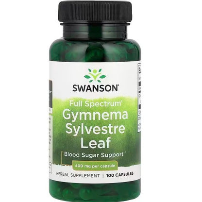HealthilyYou | Swanson, Full Spectrum® Gymnema Sylvestre Leaf, 400 mg, Blood Sugar Support