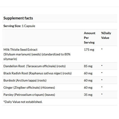 HealthilyYou | Swanson, Milk Thistle Combination, 60 Capsules Supports Detoxification in the Liver