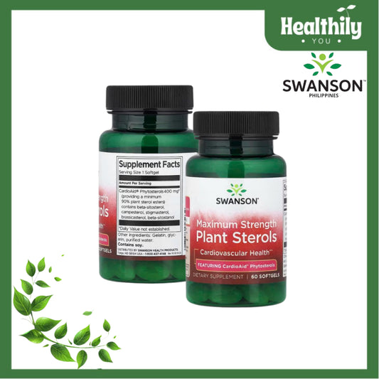 Healthily You | Swanson, Plant Sterols, Maximum Strength, 60 Softgels Cardiovascular Health