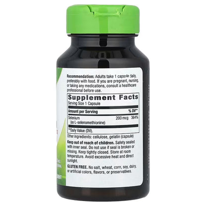 Nature's Way, Selenium ( Powerful Antioxidant Support, Supports Thyroid Function & Boosts Immune )
