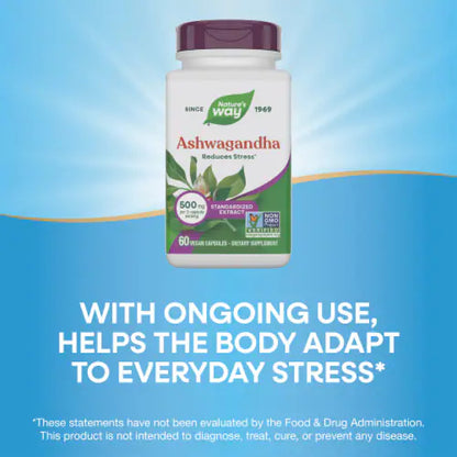 Nature's Way, Ashwagandha, Premium Extract ( Stress Relief & Adaptogenic Support )