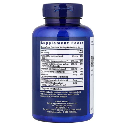 Life Extension, Bone Restore, Calcium Supplement with Vitamin K2 ( Supports Healthy Bones )