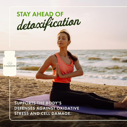 NaturalSolutions | Swanson, Sulforaphane from Broccoli Sprout, NAC Detox Antioxidant & Detox Support