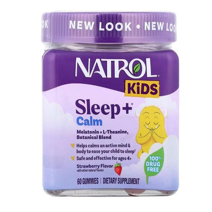 LittleSunshine | Natrol, Kids, Melatonin Gummies, Ages 4+, Raspberry,  Sleep +® Calm, 100%Drug Free