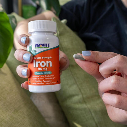 LittleSunshine | NOW Foods, Iron, 36 mg, 90 Veg Capsules Ferrochel™ Iron Bisglycinate