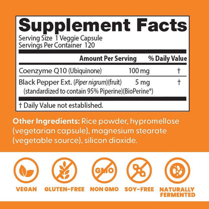USA Supplements | Doctor's Best, High Absorption CoQ10, 100 mg, Veggie Caps ( Heart Health Support )
