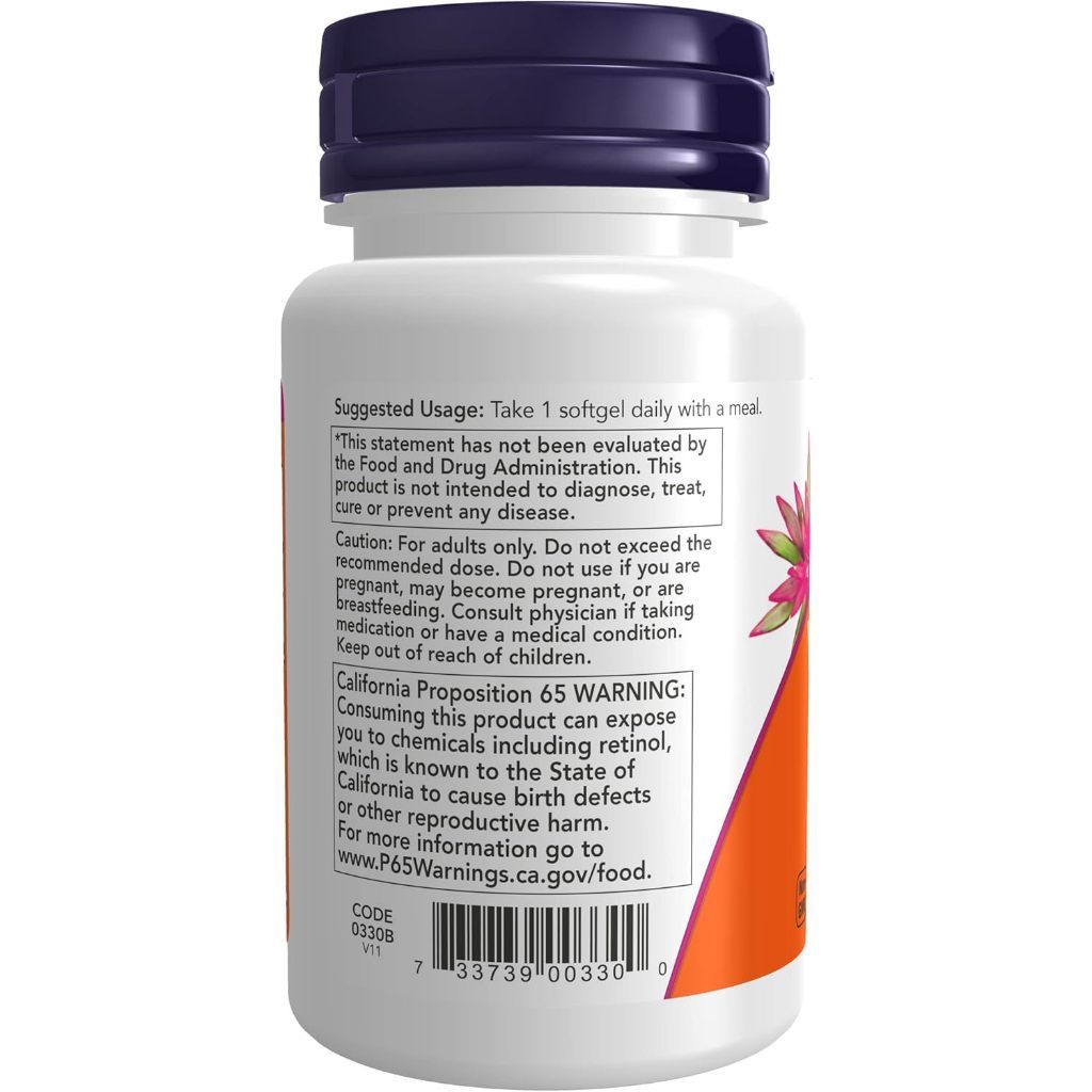 USA Supplements | NOW Foods, Vitamin A ( Healthy Vision & Immune Support )