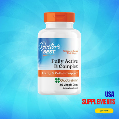 USA Supplements | Doctor's Best, Fully Active B Complex ( Supports Energy Metabolism )