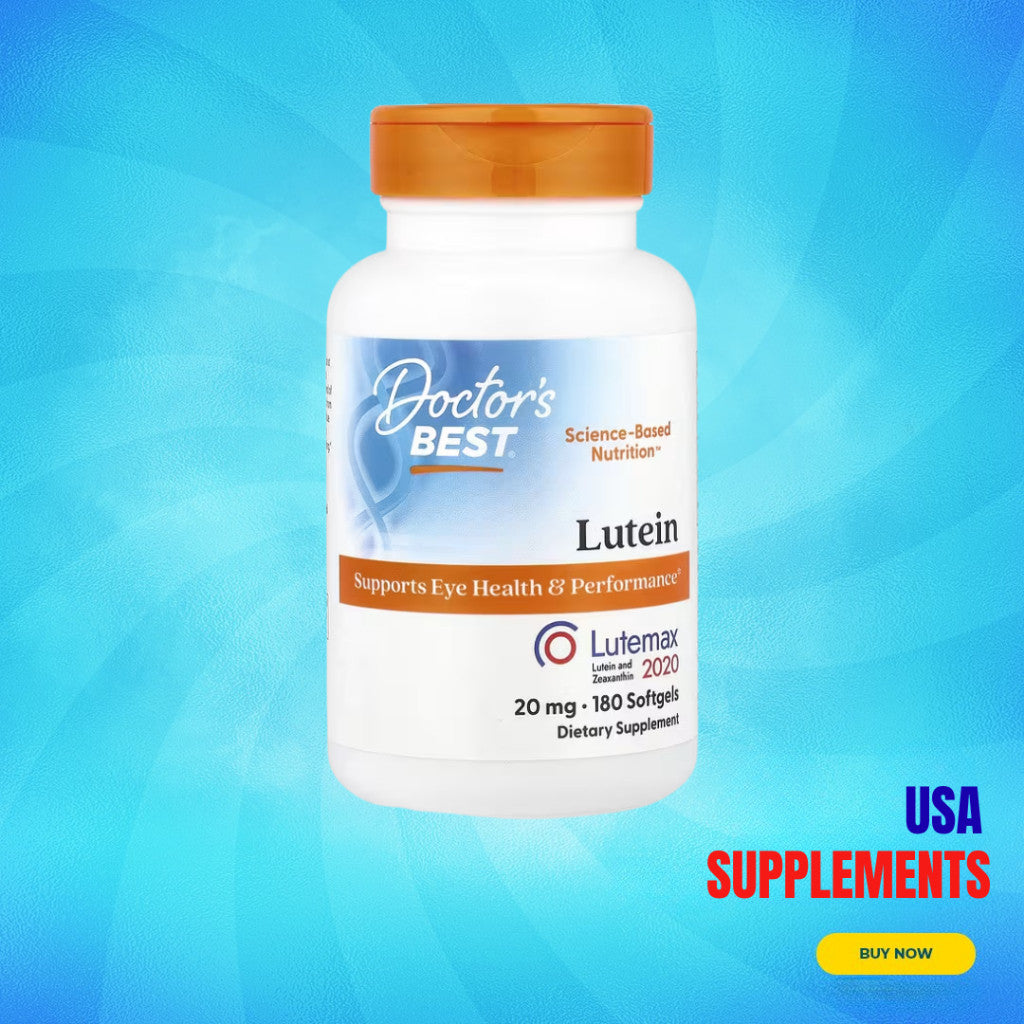 USA Supplements | Doctor's Best, Lutein, Lutemax 2020 ( Supports Eye Health )