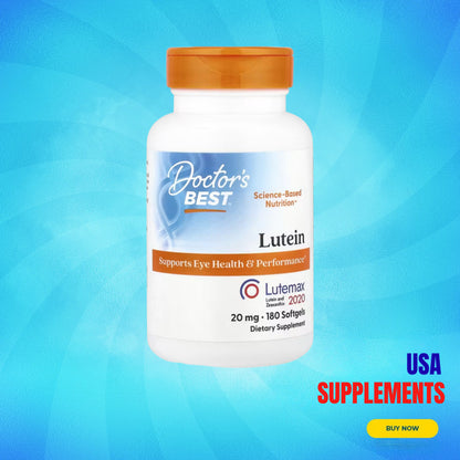 USA Supplements | Doctor's Best, Lutein, Lutemax 2020 ( Supports Eye Health )