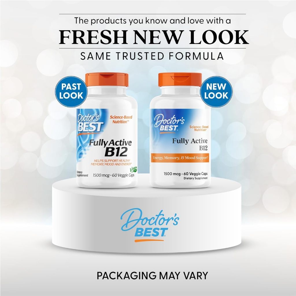 USA Supplements | Doctor's Best, Fully Active B12 ( Supports Energy Metabolism )