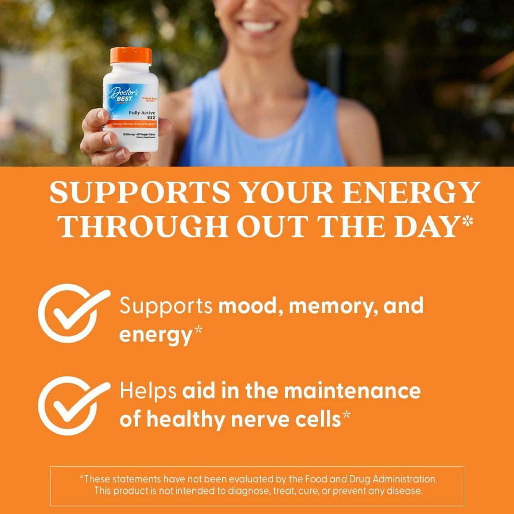 USA Supplements | Doctor's Best, Fully Active B12 ( Supports Energy Metabolism )