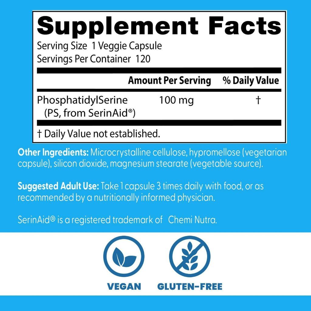 USA Supplements | Doctor's Best, Phosphatidyl Serine ( Cognitive Function Support )