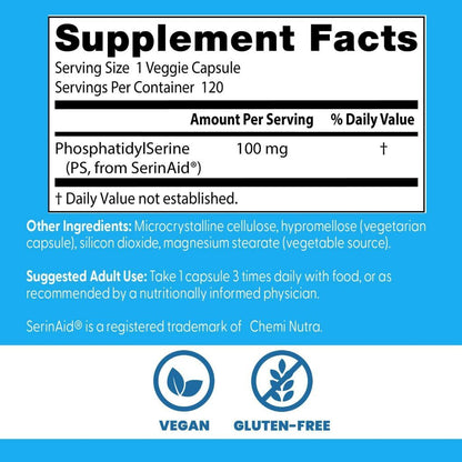 USA Supplements | Doctor's Best, Phosphatidyl Serine ( Cognitive Function Support )