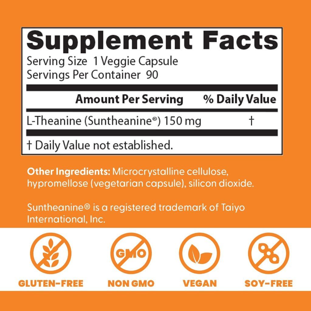 USA Supplements | Doctor's Best, L-Theanine ( Promotes Calm Relaxation )