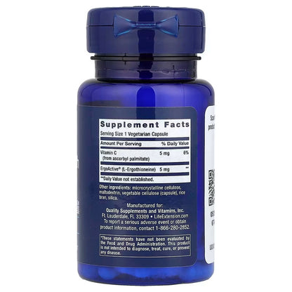 USA Supplements | Life Extension, Essential Youth L-Ergothioneine ( Antioxidant Support )