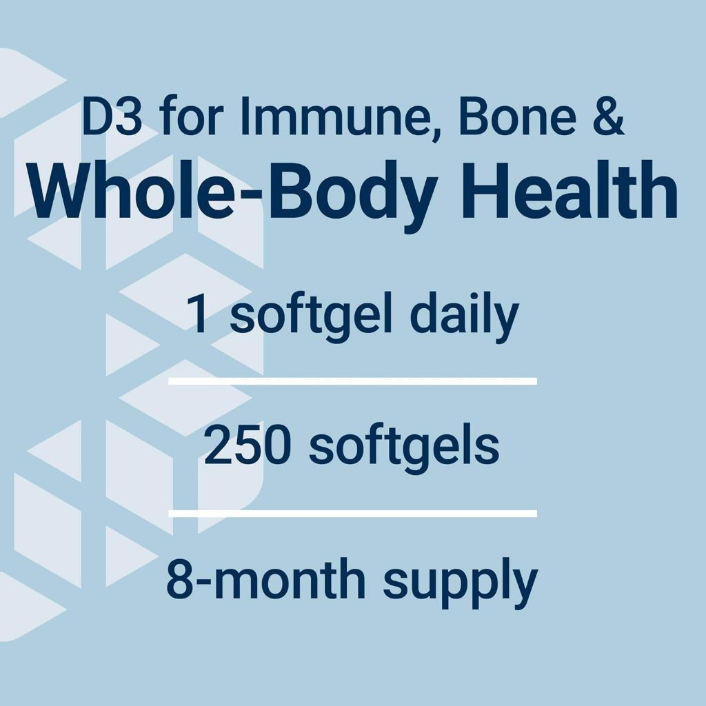 USA Supplements | Life Extension, Vitamin D3, 25 mcg, 250 Softgels ( Supports Bone Health )