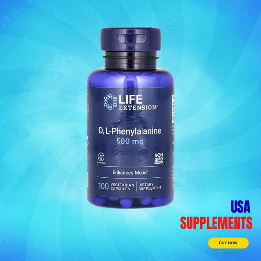 USA Supplements | Life Extension, D, L-Phenylalanine ( Mood & Cognitive Support )