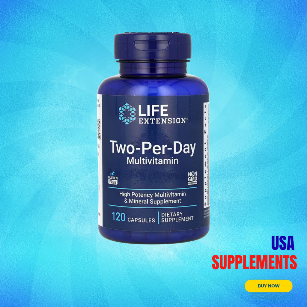 USA Supplements | Life Extension, Two-Per-Day Multivitamin, 120 Capsules ( Energy & Metabolism )
