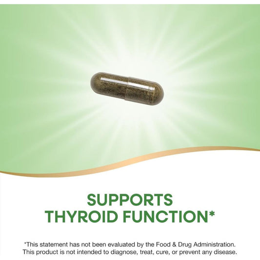 USA Supplements | Nature's Way, Whole Thallus Kelp, 100 Capsules ( Thyroid & Metabolic Support )