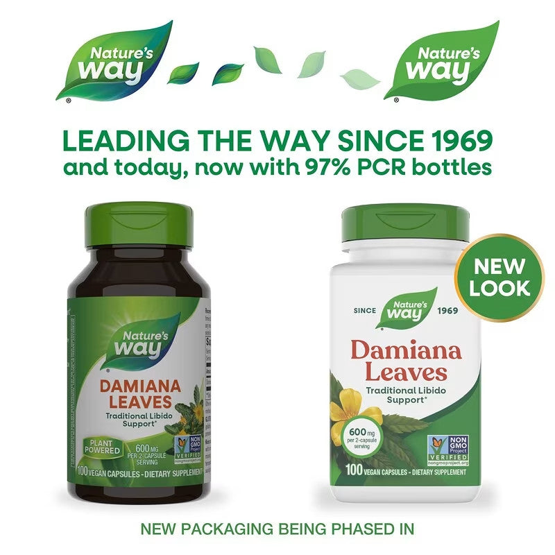USA Supplements | Nature's Way, Damiana Leaves ( Mood and Relaxation Support )