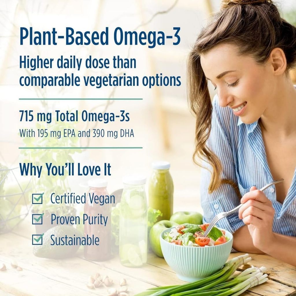 USA Supplements | Nordic Naturals, Algae DHA ( Supports Brain Health )