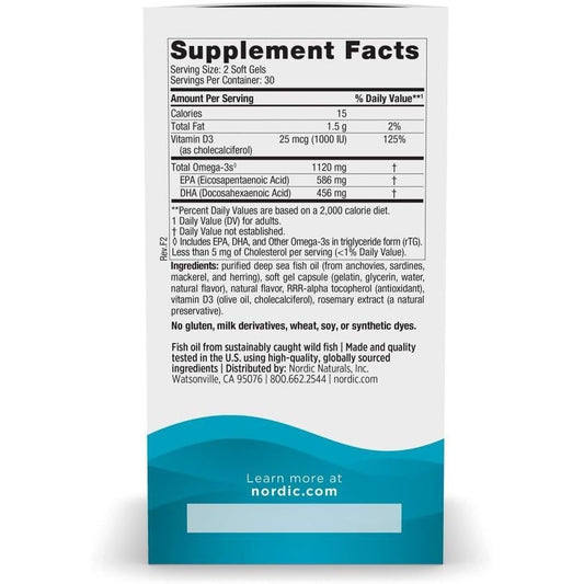 USA Supplements | Nordic Naturals, Ultimate Omega®-D3 Minis ( Heart Health Support )