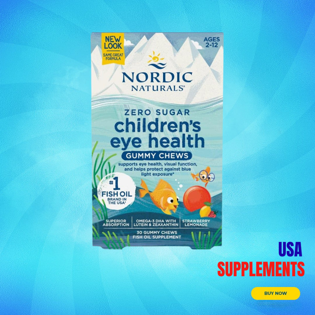 USA Supplements | Nordic Naturals, Children's Eye Health Gummies ( Supports Eye Health )