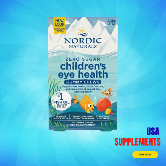 USA Supplements | Nordic Naturals, Children's Eye Health Gummies ( Supports Eye Health )