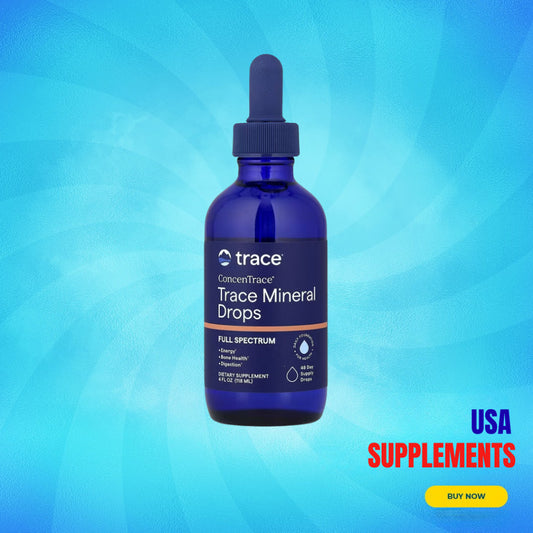 USA Supplements | Trace, ConcenTrace® Trace Mineral Drops, 4 fl oz, 118 ml ( Cellular Function )
