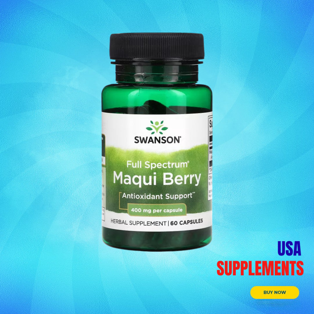 USA Supplements | Swanson, Full Spectrum, Maqui Berry ( Powerful Antioxidant Support )