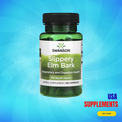 USA Supplements | Swanson, Slippery Elm Bark ( Digestive & Gut Soothing Support )