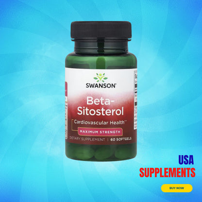 USA Supplements | Swanson, Beta-Sitosterol ( Cholesterol Management )