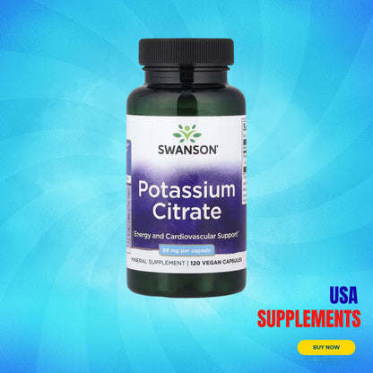 USA Supplements | Swanson, Potassium Citrate ( Heart and Cardiovascular Health )